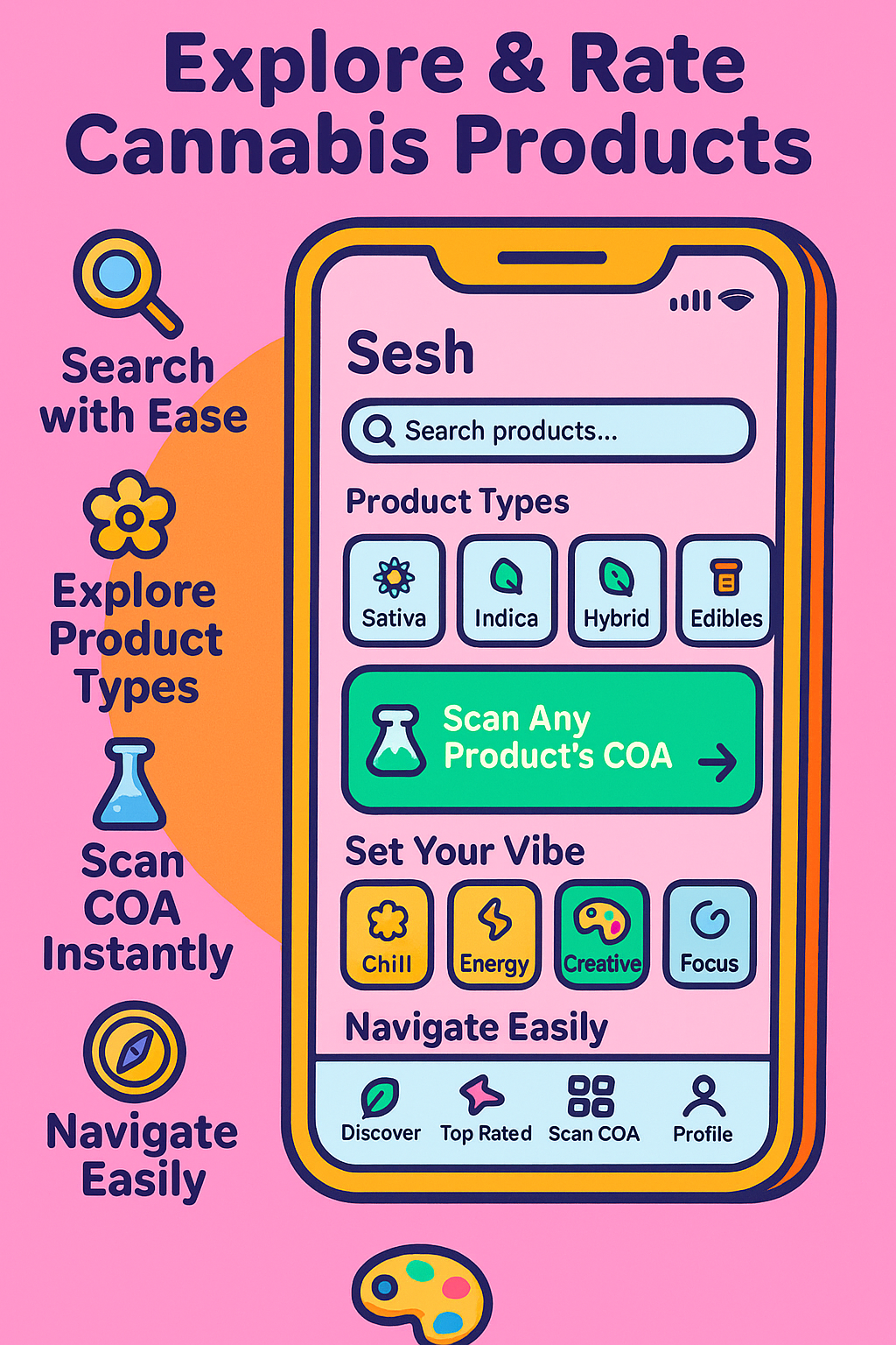 Sesh Main Interface